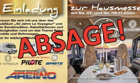 Hausmesse 2020 Absage