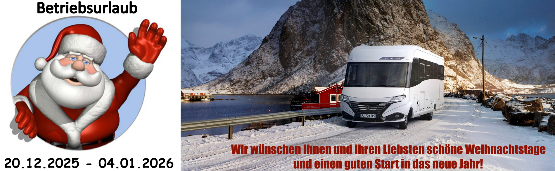 Winter Betriebsferien 2025 2026